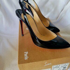 Christian Louboutin Black Patent Leather Heels
